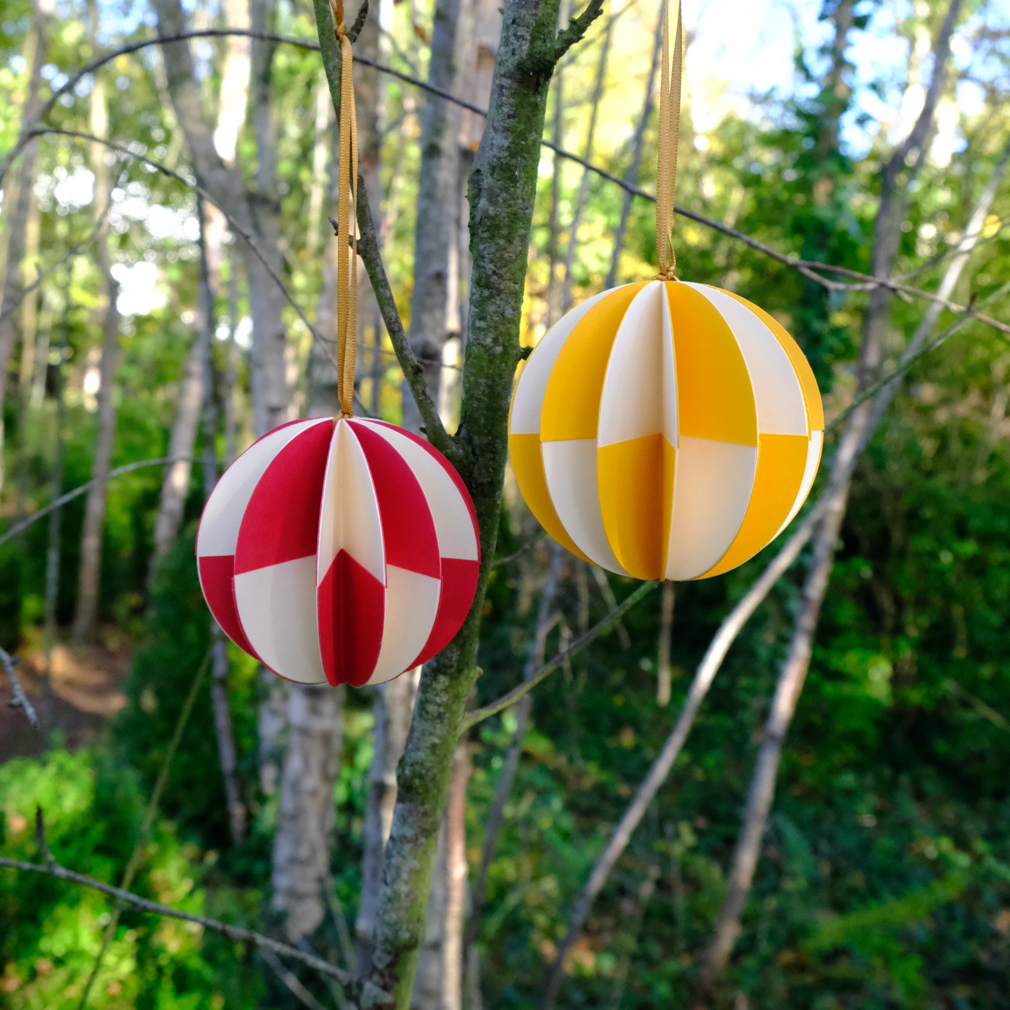 Scandi Christmas Baubles by A C H A R A Stationery