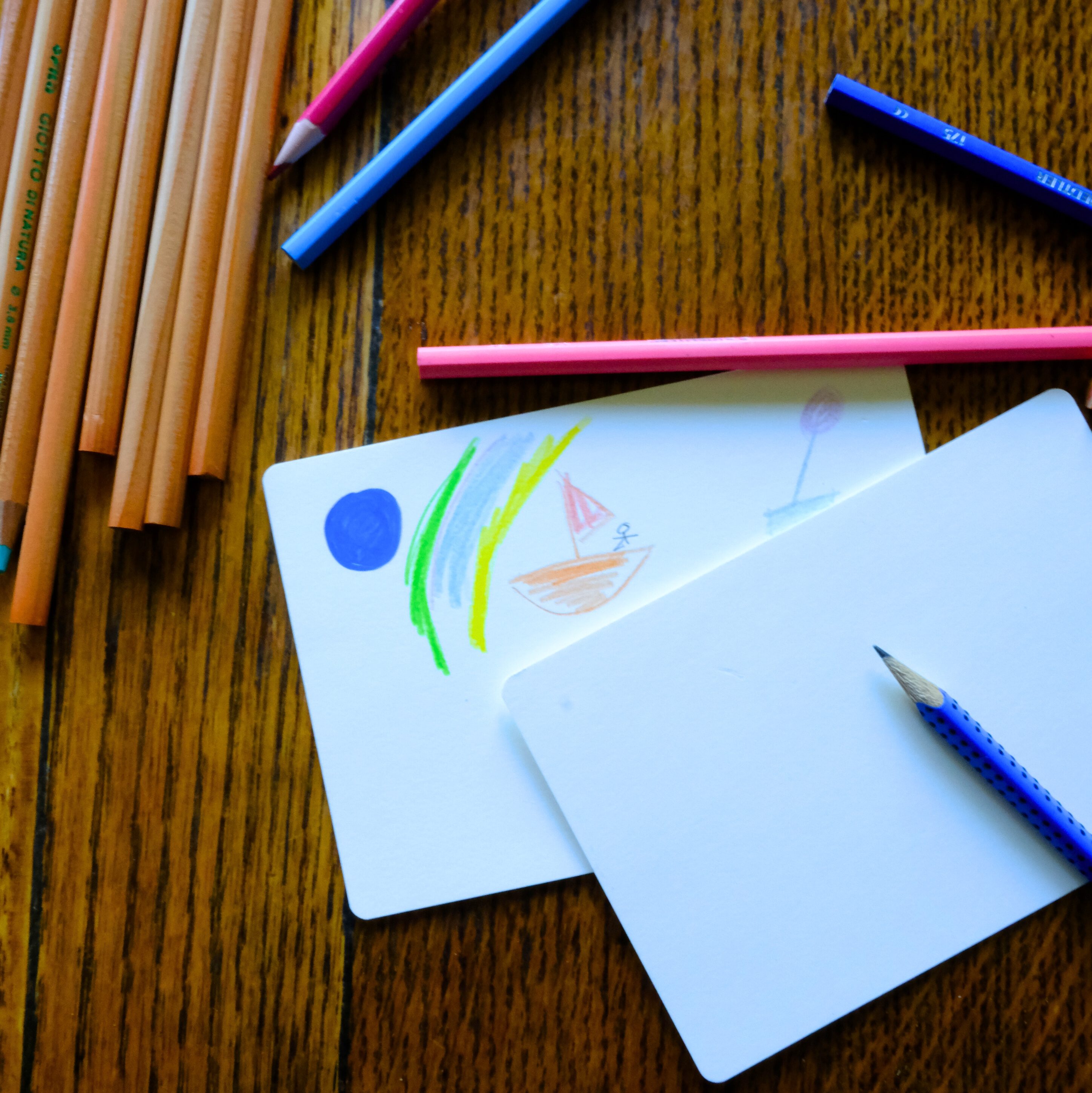 Drawn to Send Postcards by A C H A R A Stationery