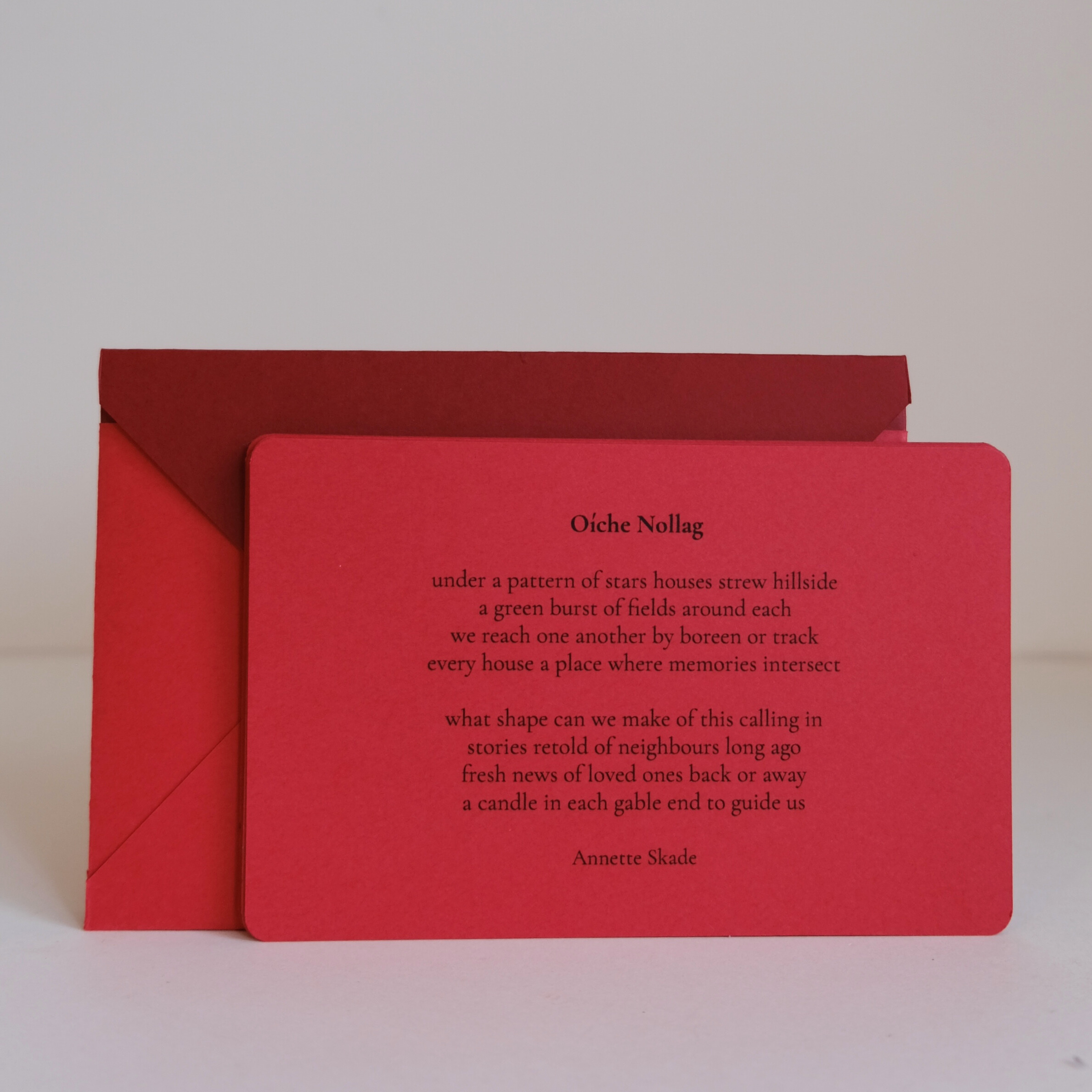 Oiche Nollag Note set by A C H A R A Stationery