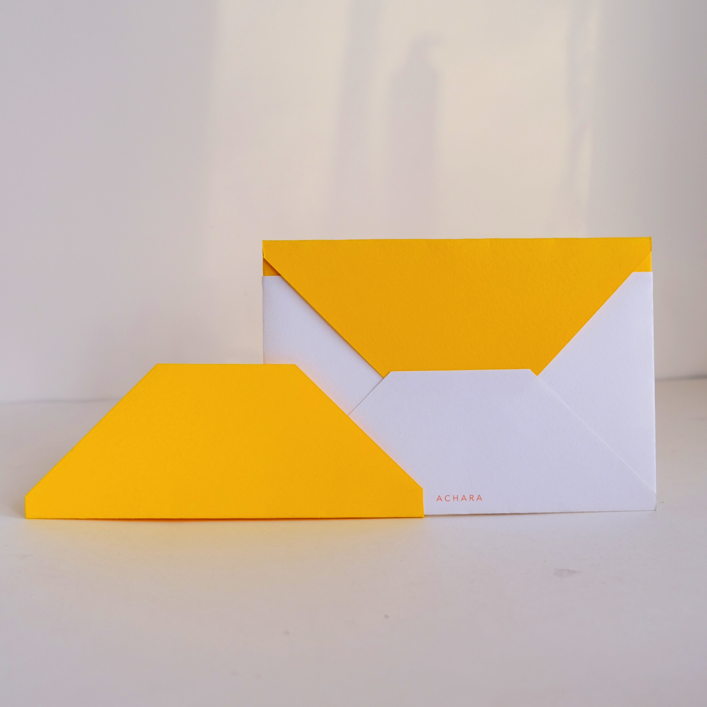 Feverfew Note & Letter Sets by A C H A R A Stationery