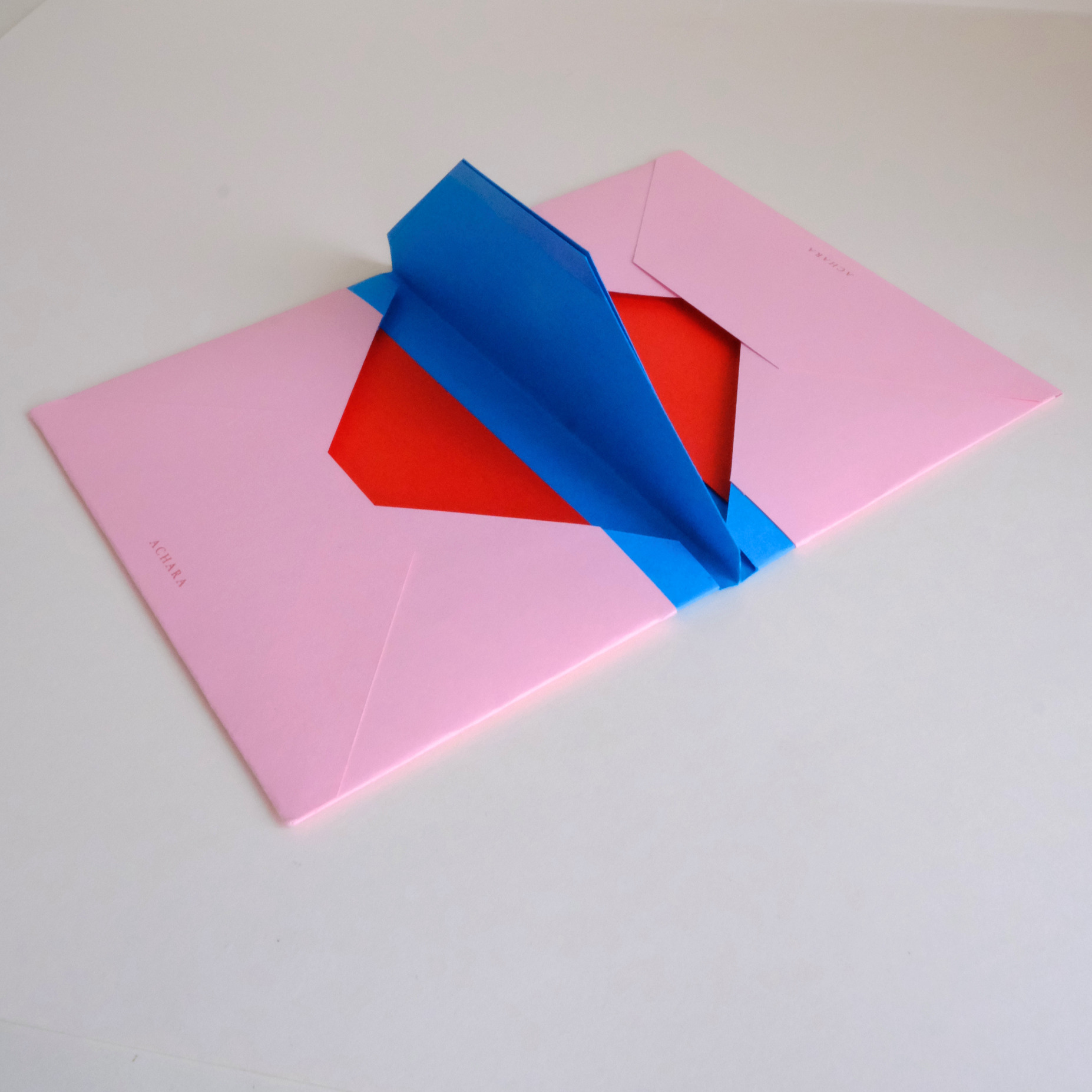 Another Red Table Note & Letter Set by A C H A R A Stationery